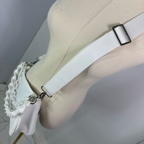 Ahdorned Neoprene Multi Way Crossbody Shoulder Bag White  New Without Tag. - Picture 16 of 16